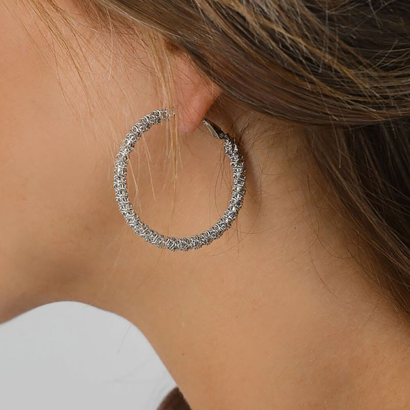 Nickel Hoops Earrings microstring